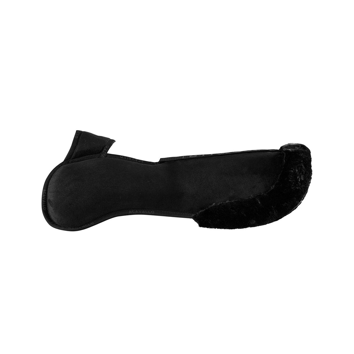 Acavallo Pad Piuma-FS WFS-FS Pocket Suede Front Riser #colour_black