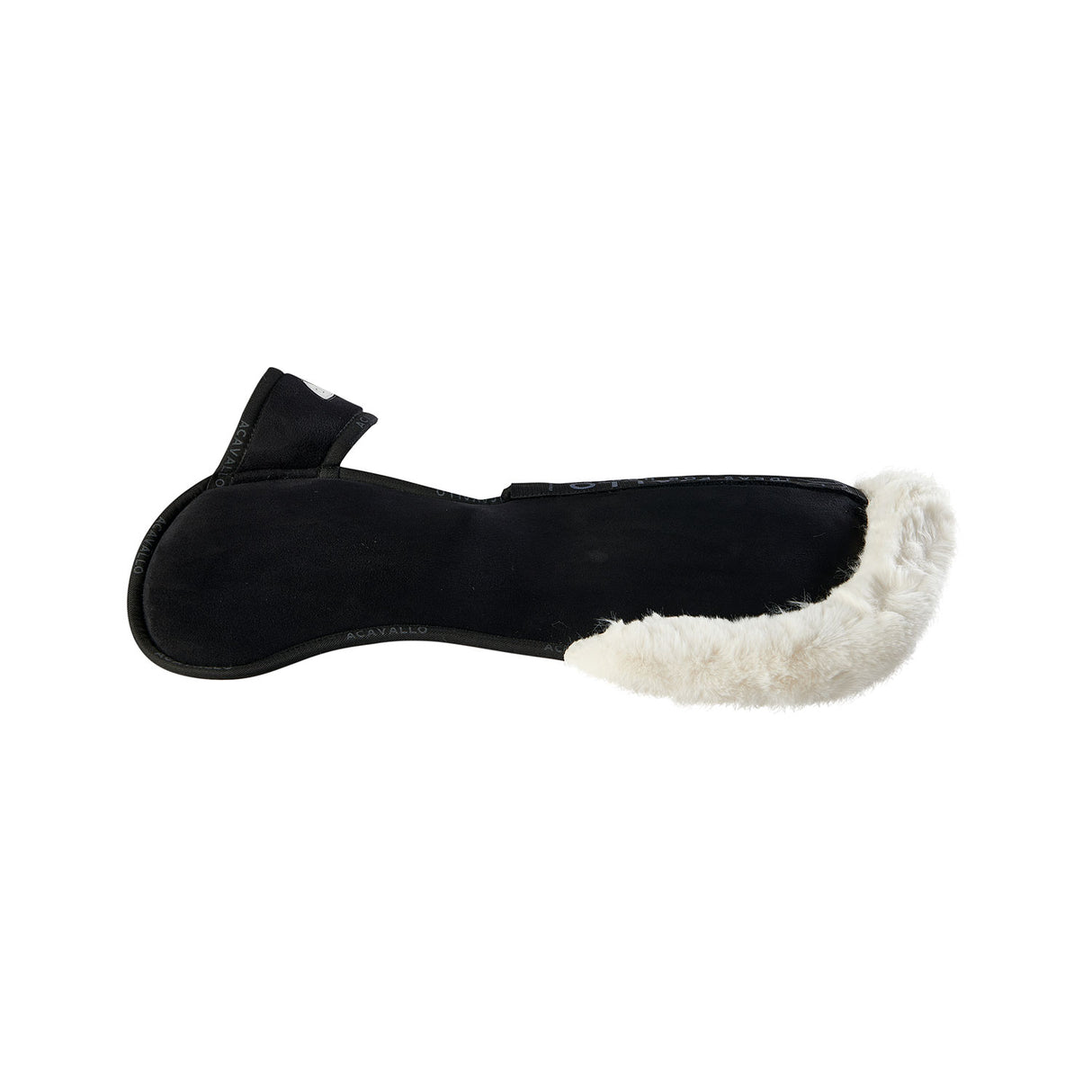 Acavallo Pad Piuma-FS WFS-FS Pocket Suede Rear Riser #colour_black-natural