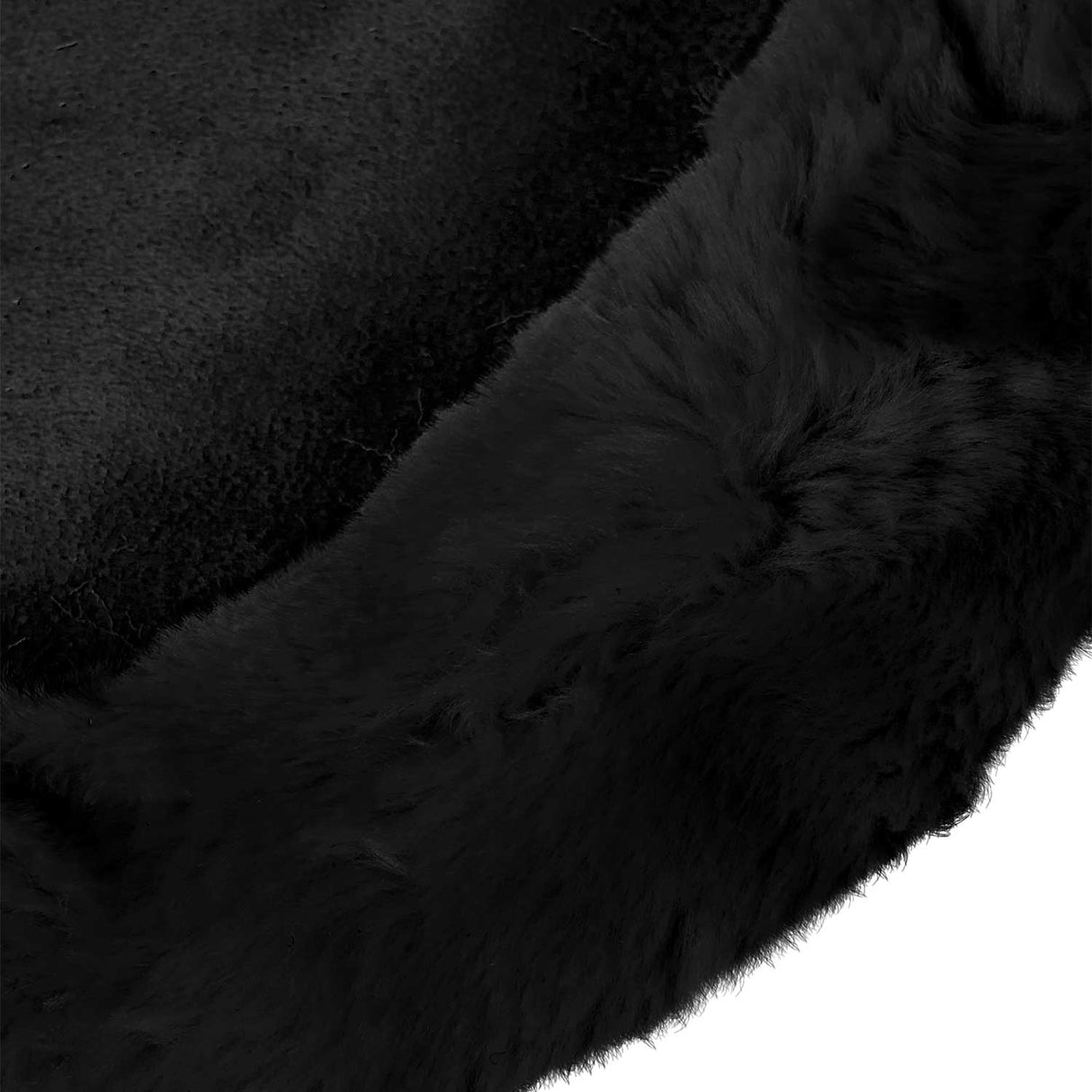 Acavallo Pad Piuma-FS WFS-FS Pocket Suede Front & Rear Riser #colour_black