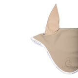 Elastane fly veil silicone logo
