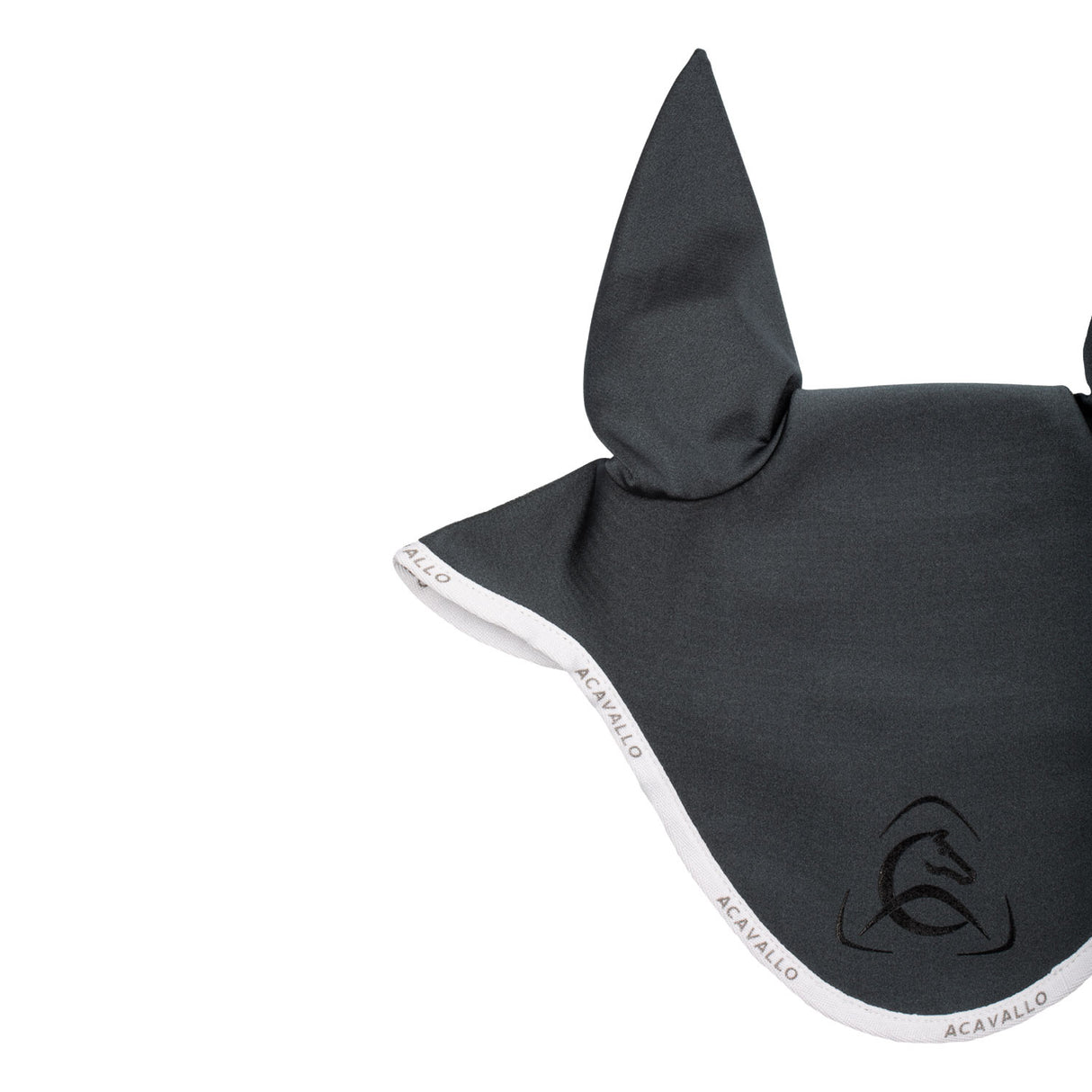 Elastane fly veil silicone logo
