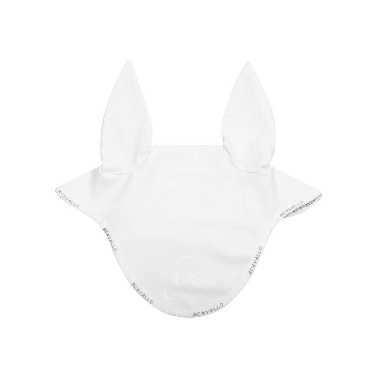 Elastane fly veil silicone logo