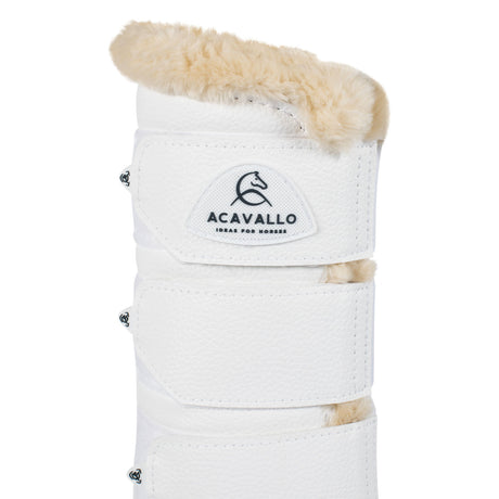 Hind brushing boots faux leather & faux sheepskin