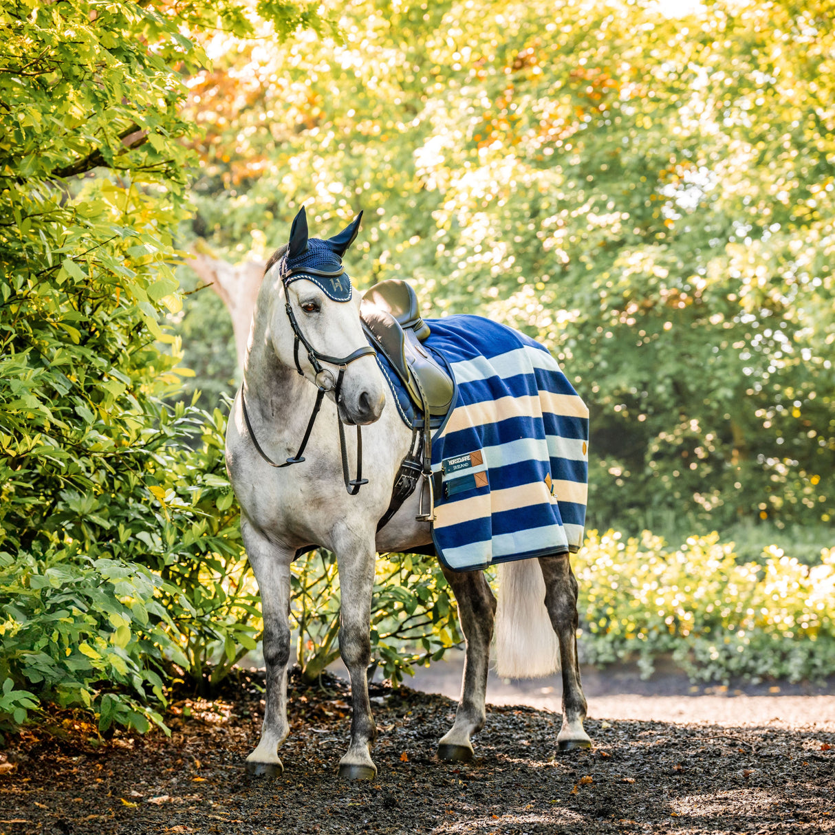 Horseware Ireland Newmarket Fleece Cooler #witney-navy