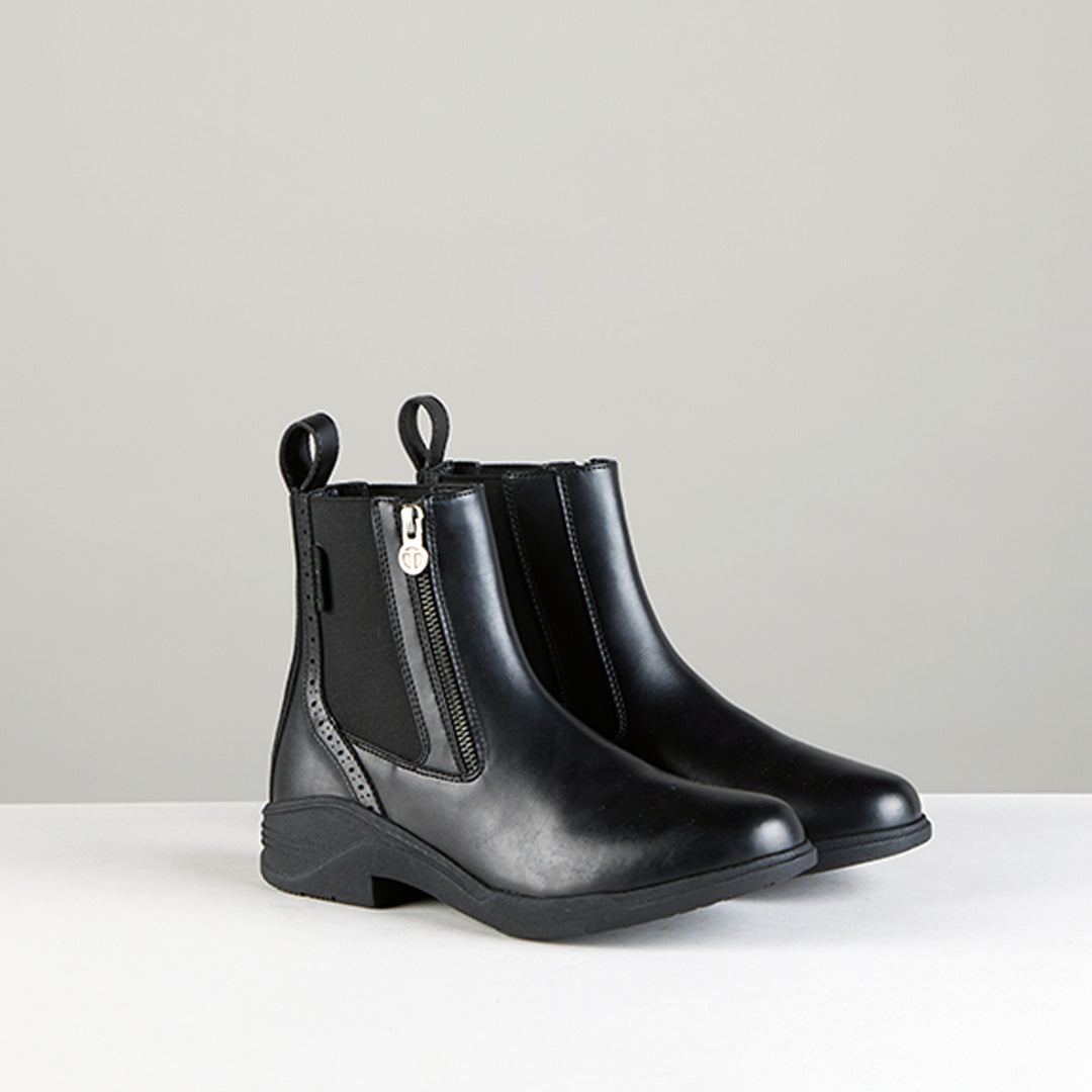 Toggi Ashton Vegan Ladies Jodhpur Boot #colour_black