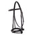 Equestro Leather English Bridle With Embroideries New #colour_brown