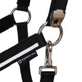 Halter with fleece padding and snap hook
