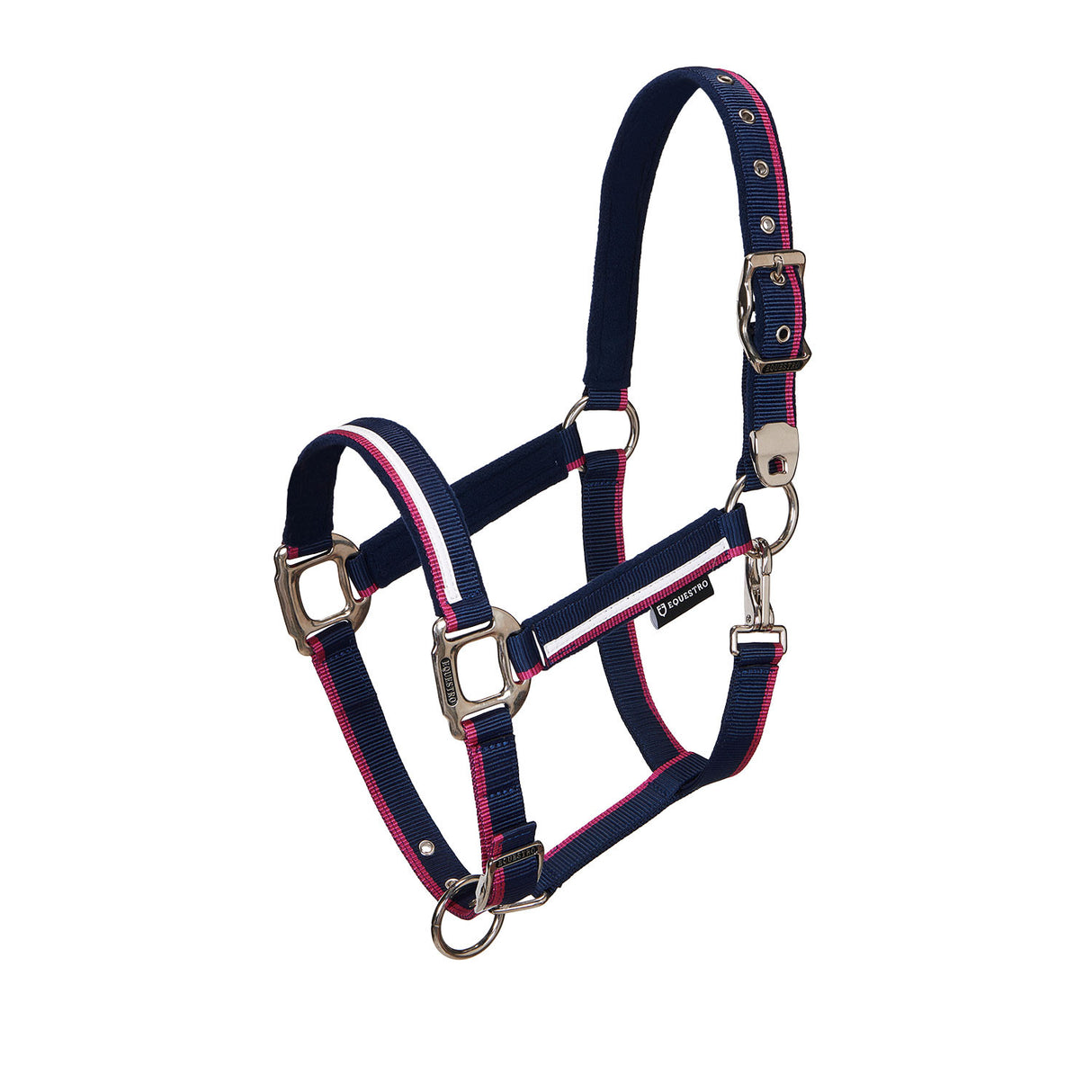 Halter with fleece padding and snap hook