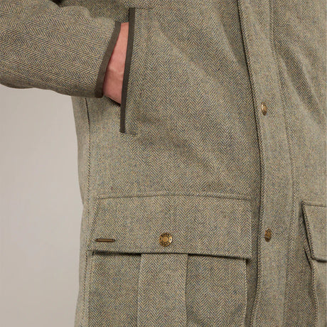 Toggi Men's Cheswick Waterproof Tweed Coat #colour_glencoe-tweed