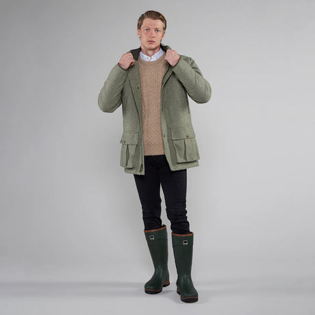 Toggi Men's Cheswick Waterproof Tweed Coat #colour_glencoe-tweed