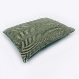 Danish Design Green Herringbone Fleece Duvet Cover #colour_green