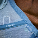 Horseware Ireland Rambo Flymask Plus #colour_heather-blue-blue-silver