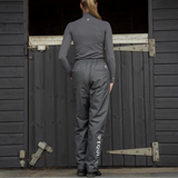 EQUIDRY Women's Lined Waterproof Trousers #colour_grey