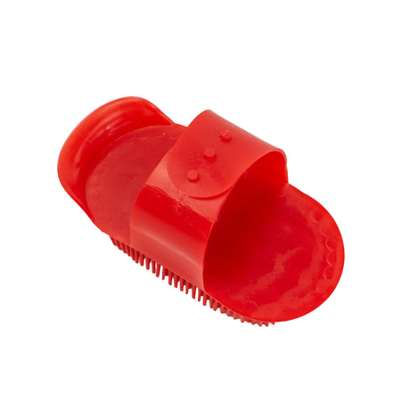 GS Equestrian & Country Plastic Curry Comb #colour_red