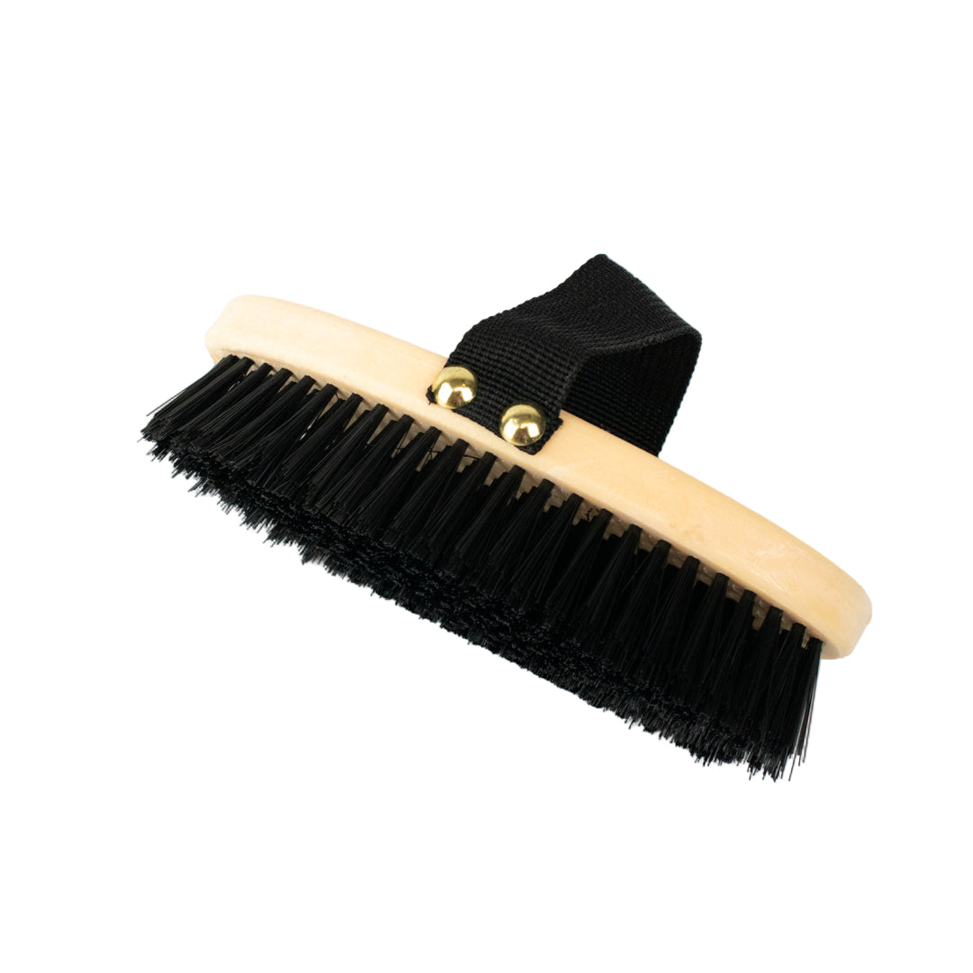 GS Equestrian & Country Plastic Body Brush #colour_black