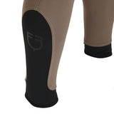 Equestro Men's Slim Fit Grip Breeches With Logo