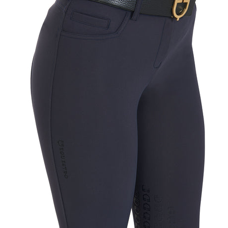 Women's slim fit grip breeches with logo