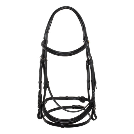 ANATOMIC LEATHER BRIDLE BLACK FITTING