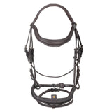 Soft leather stitched bridle