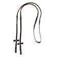 Leather solid grip reins with stoppers