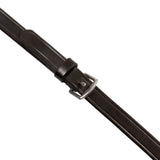 Leather solid grip reins with stoppers