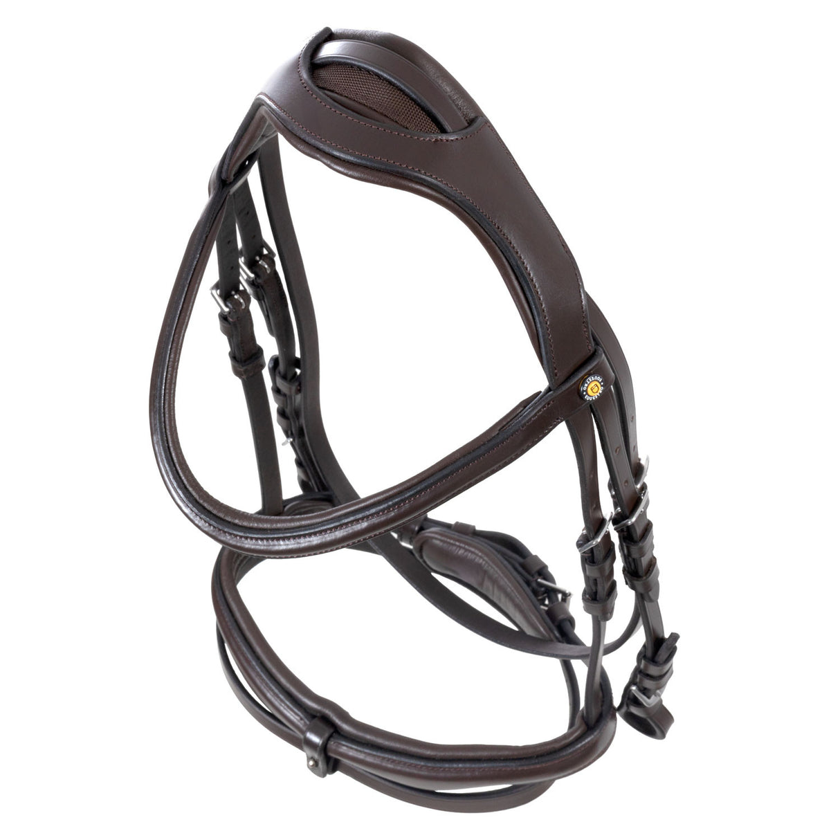 English bridle with anatomical noseband