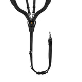 Anatomical leather breastplate with removable martingale