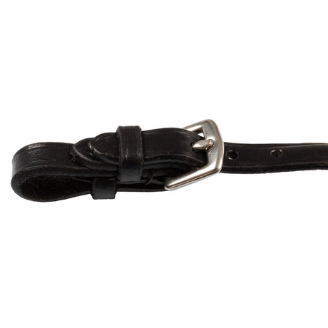 Tubular leather pelham strap