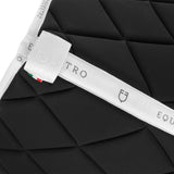 Jumping saddle pad technical fabric with logo