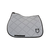 Jumping saddle pad technical fabric with logo