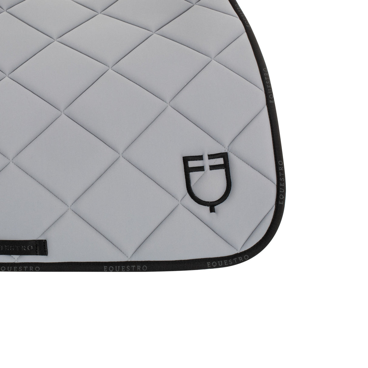 Jumping saddle pad technical fabric with logo