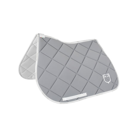 Jumping saddle pad technical fabric with logo
