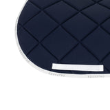 Jumping saddle pad technical fabric with logo