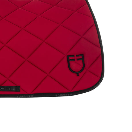 Jumping saddle pad technical fabric with logo