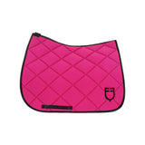 Dressage saddle pad technical fabric with logo