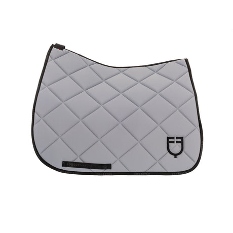 Dressage saddle pad technical fabric with logo
