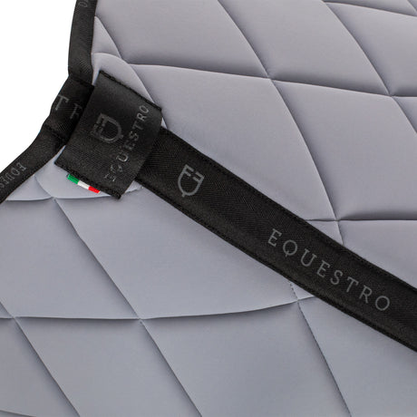 Dressage saddle pad technical fabric with logo
