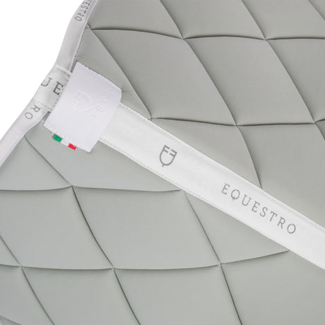 Dressage saddle pad technical fabric with logo
