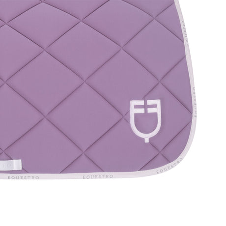 Dressage saddle pad technical fabric with logo