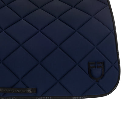 Dressage saddle pad technical fabric with logo