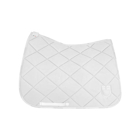 Dressage saddle pad technical fabric with logo
