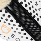 Ecowool memory foam pad with silicone grip and logo