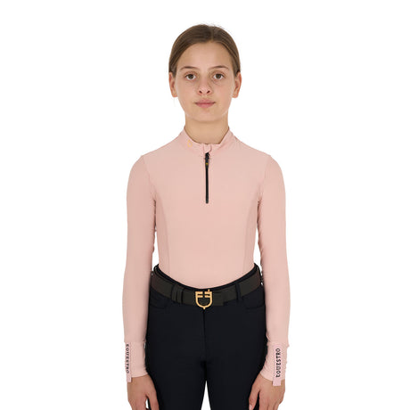Girls' long-sleeved training base layer