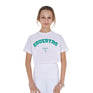 Equestro Girls' Horse Club Cotton T-Shirt #colour_white