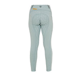 Equestro Girls' Slim Fit Grip Leggings With Logo