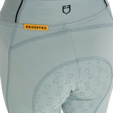 Equestro Girls' Slim Fit Grip Leggings With Logo