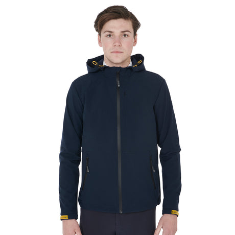 Men's jacket in breathable technical fabric