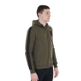 Men's hooded sweatshirt fleece inside