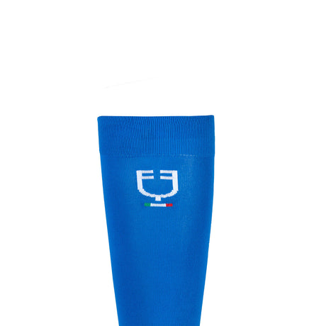 Stretch technical sock with Italian flag