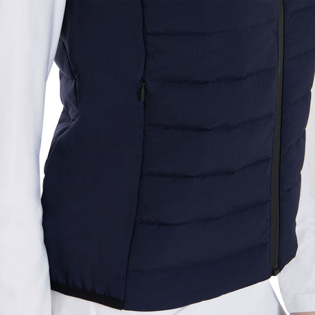 Women's vest in windproof technical fabric